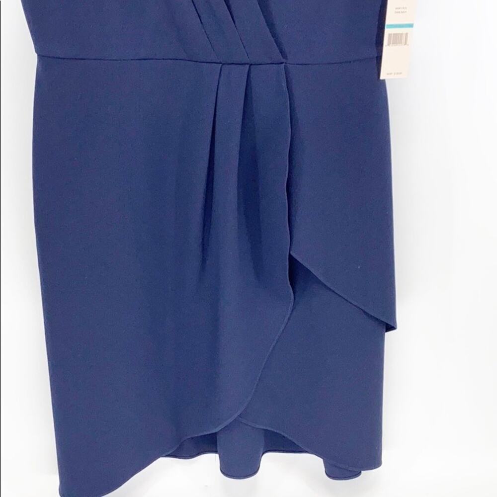 Nanette Lepore dark navy dress graduation wedding special occasion sz 16 - Picture 3 of 7